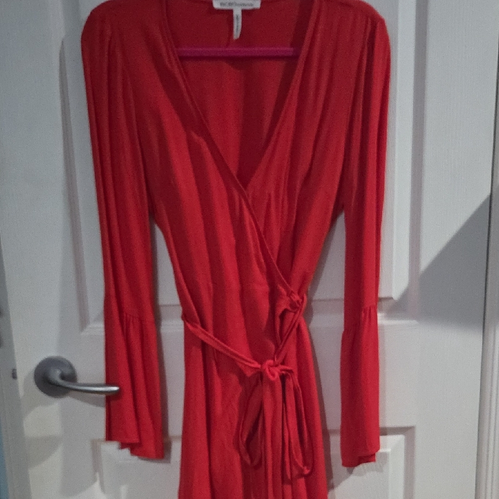 BCBGeneration Red Long Sleeve Dress